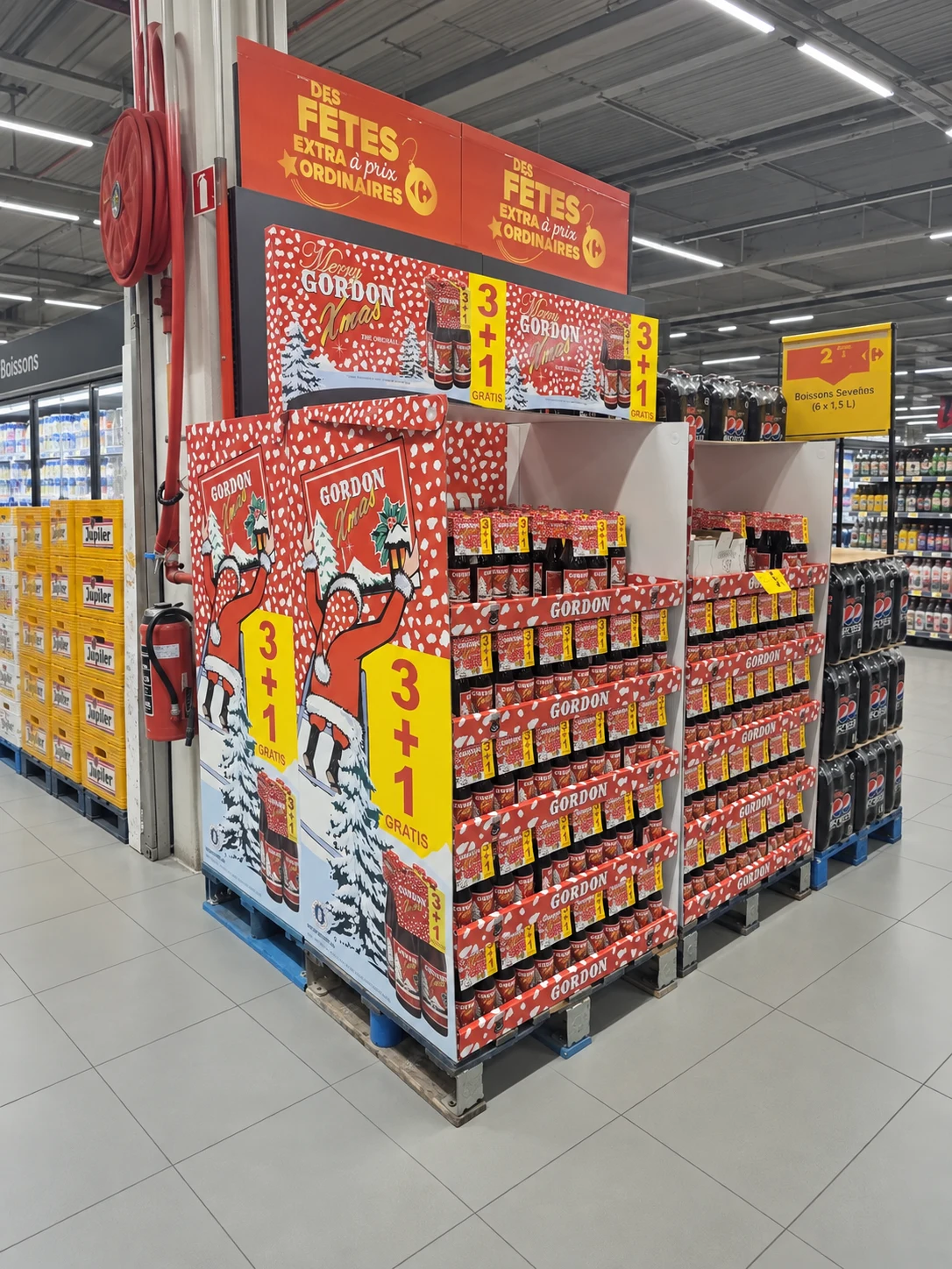 Gordon Xmas — Twee seizoensdisplays in de winkel