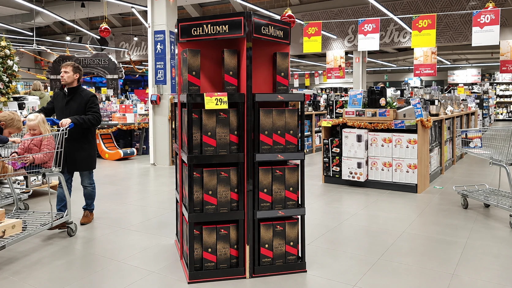 Mumm — Permanente display in de winkel