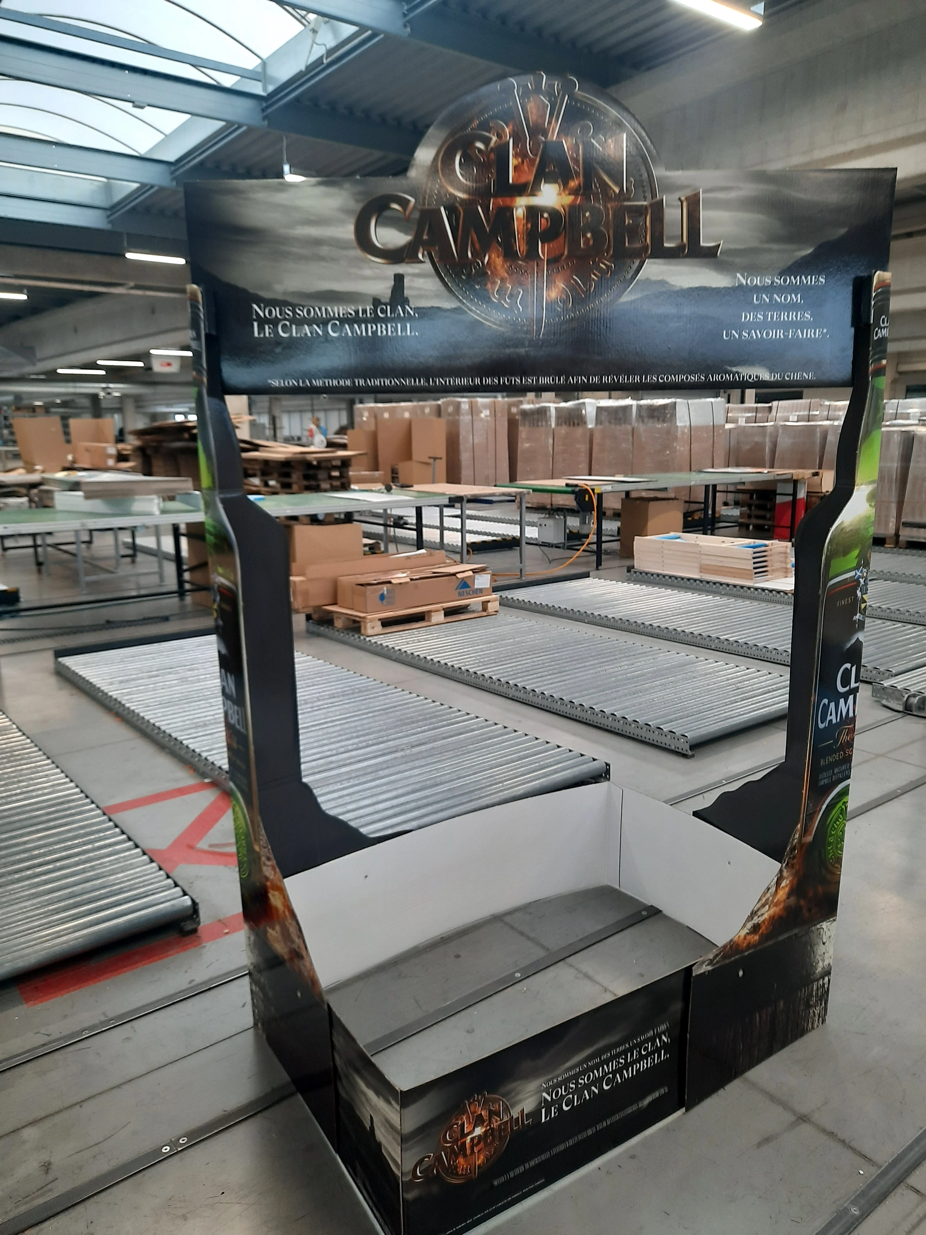 Clan Campbell — Palletomkleding met boog, in productie
