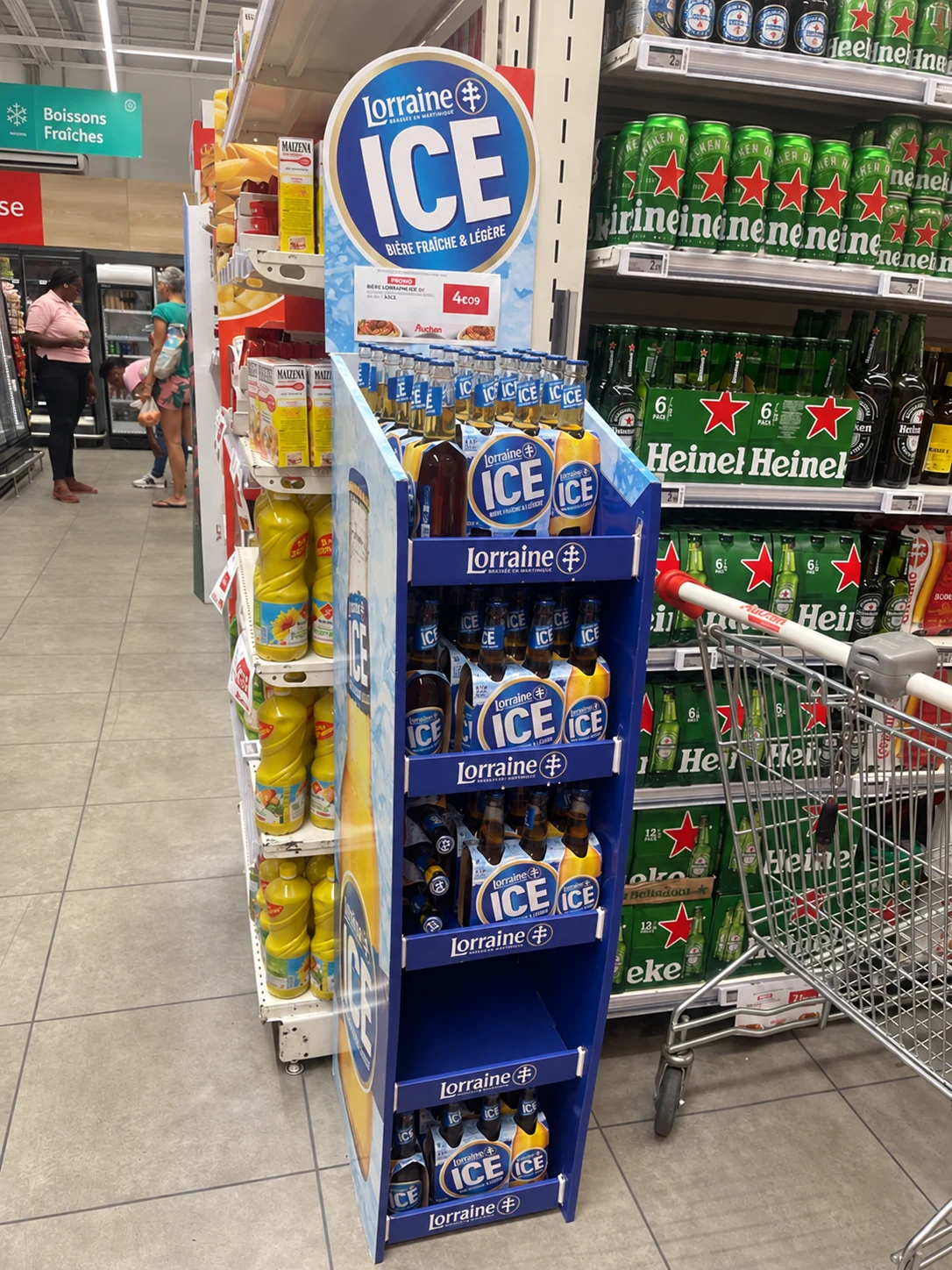 Lorraine Ice — Vloerdisplay in de winkel