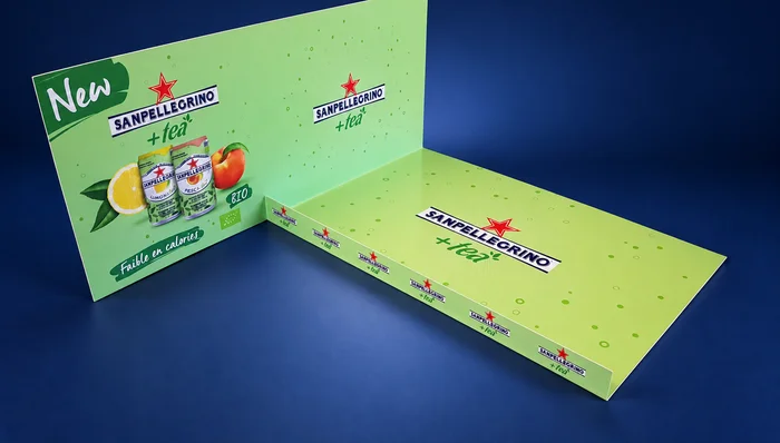 Sanpellegrino +tea — Shelf & signage