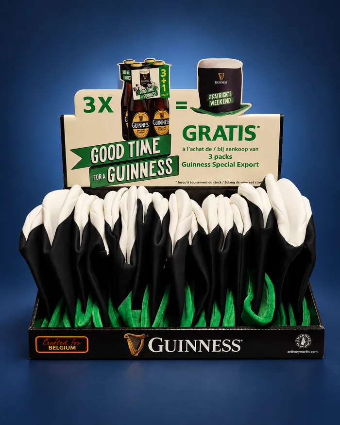 Guinness — Counter displays