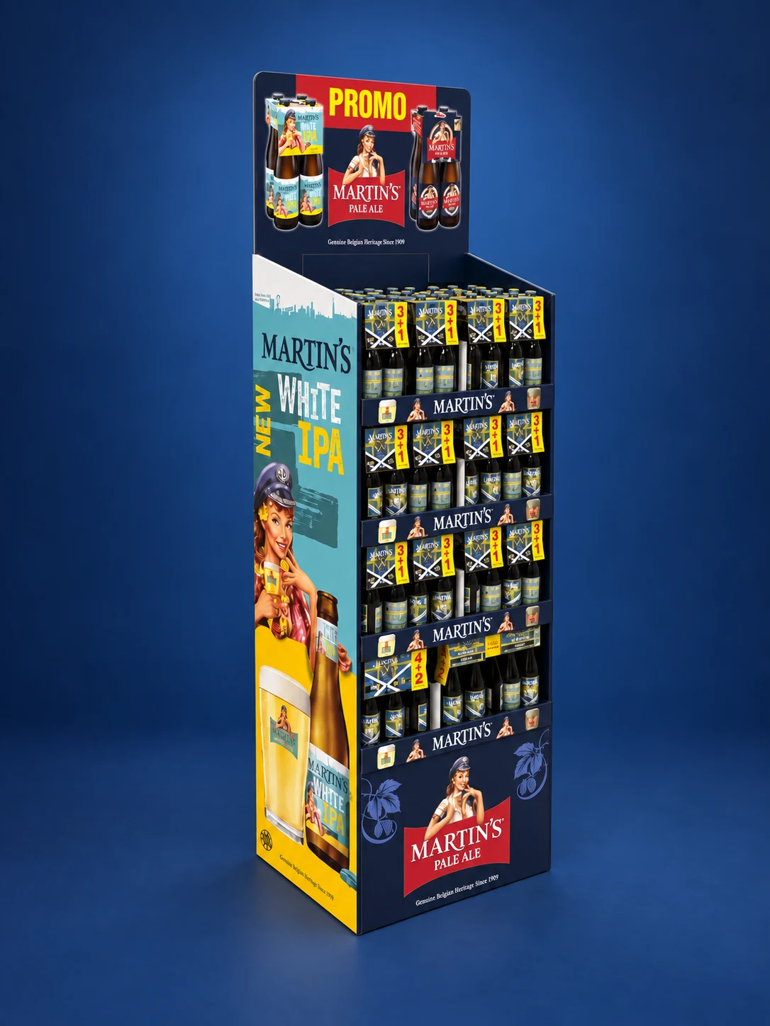 Martin's Pale Ale floor display