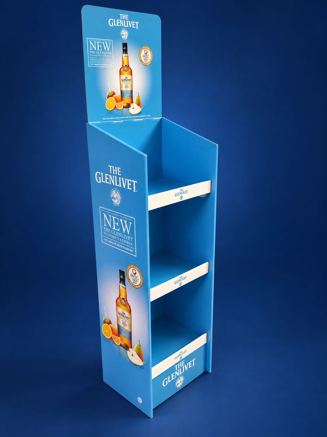 The Glenlivet — Cardboard pop-up display in production