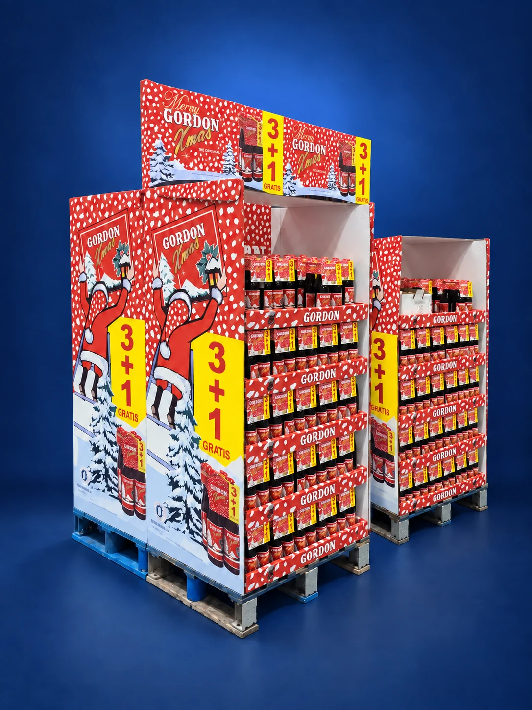 Gordon Xmas — Pair of seasonal displays in store