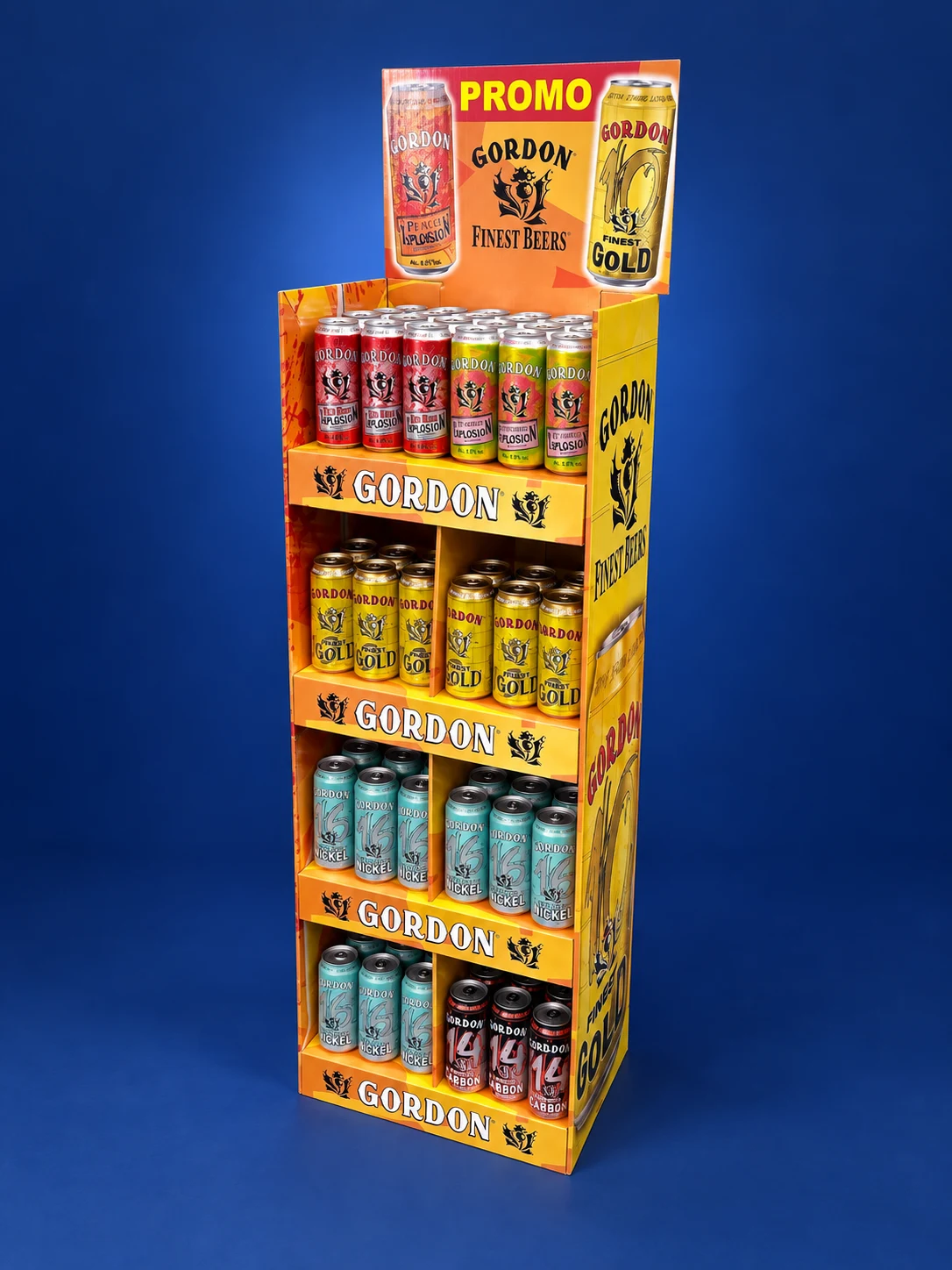 Gordon — Slim display for cans