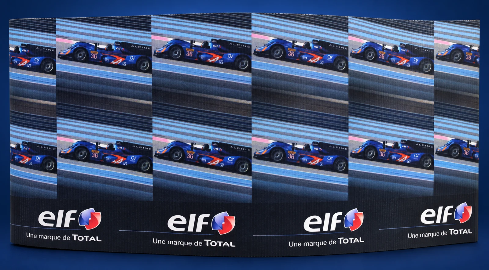 ELF / Total — Pallet skirt print detail