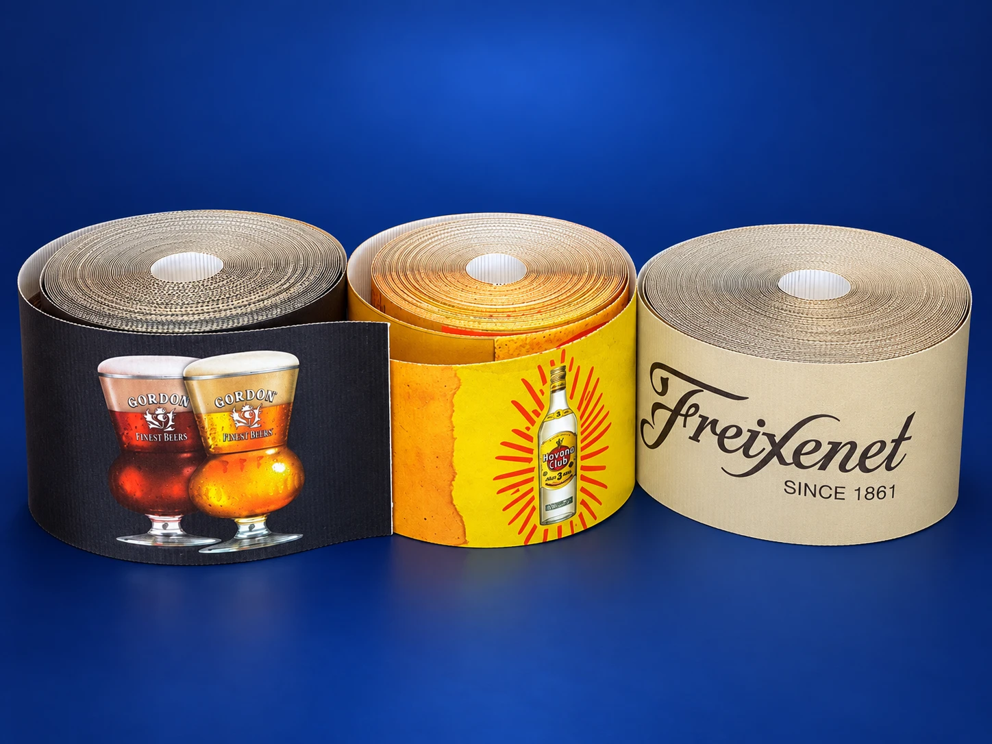 Pallet wraps — a selection of finished rolls