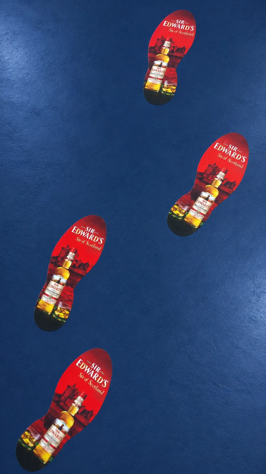 Sir Edward’s — Footprint floor graphics