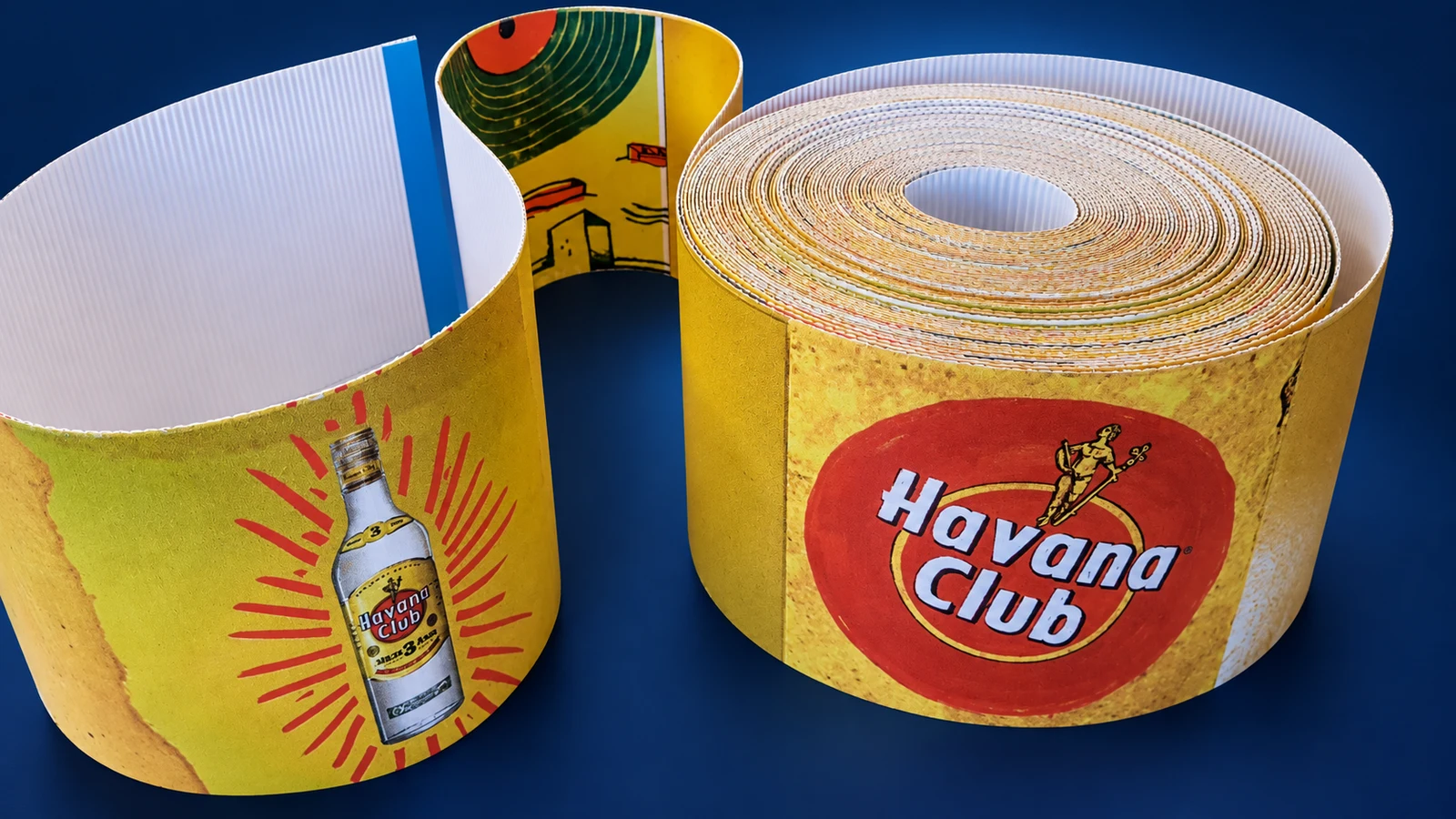 Havana Club — Detail of the roll and printed band