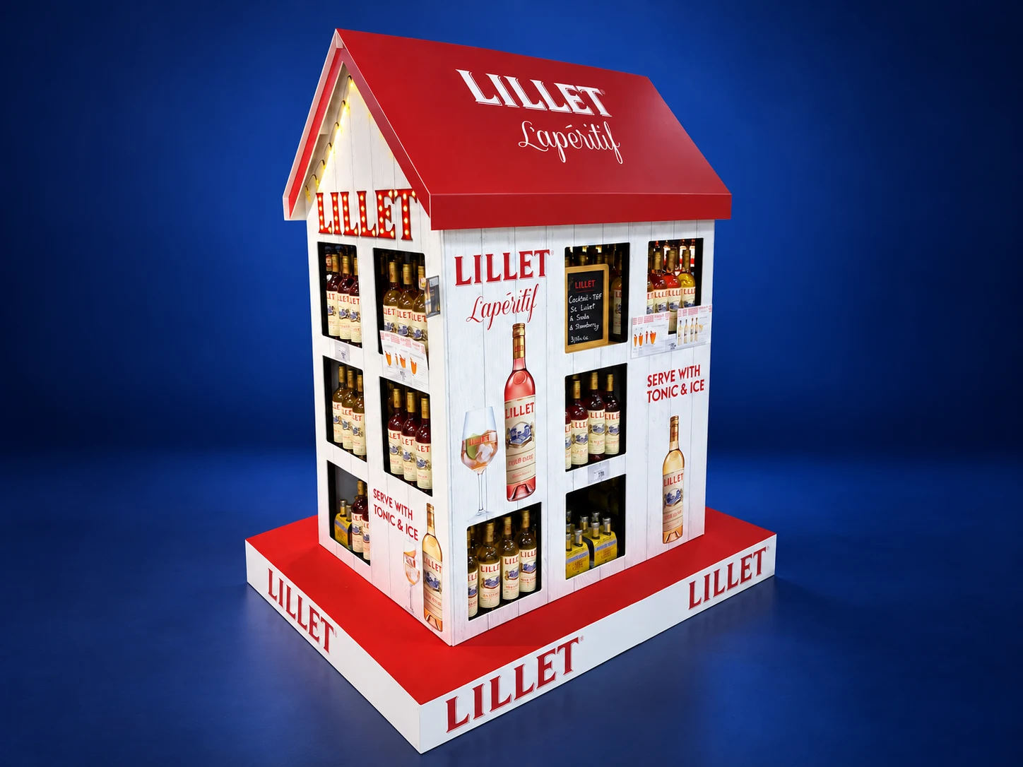 Promotional house installed in store