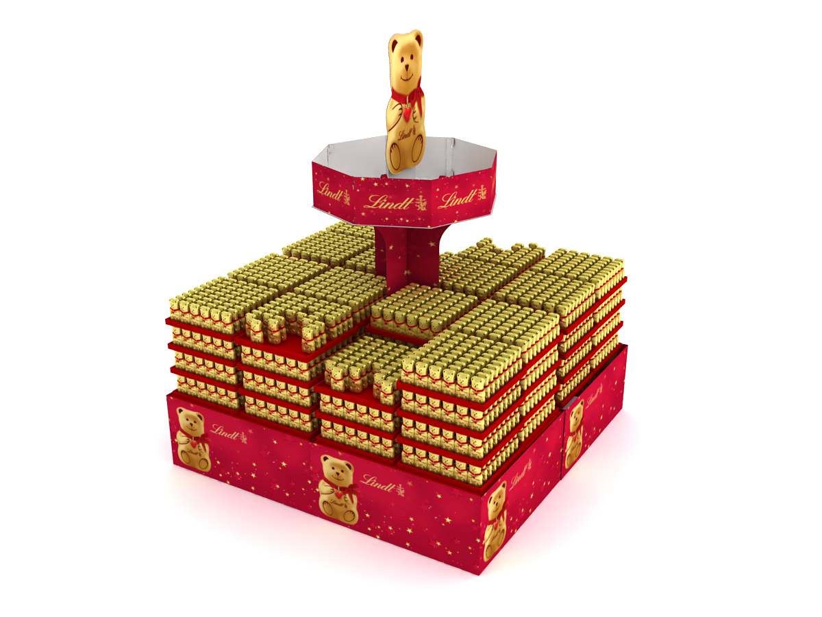 ILOKIOSK OCTOGON · A branded version Original Lindt 3D visualisation