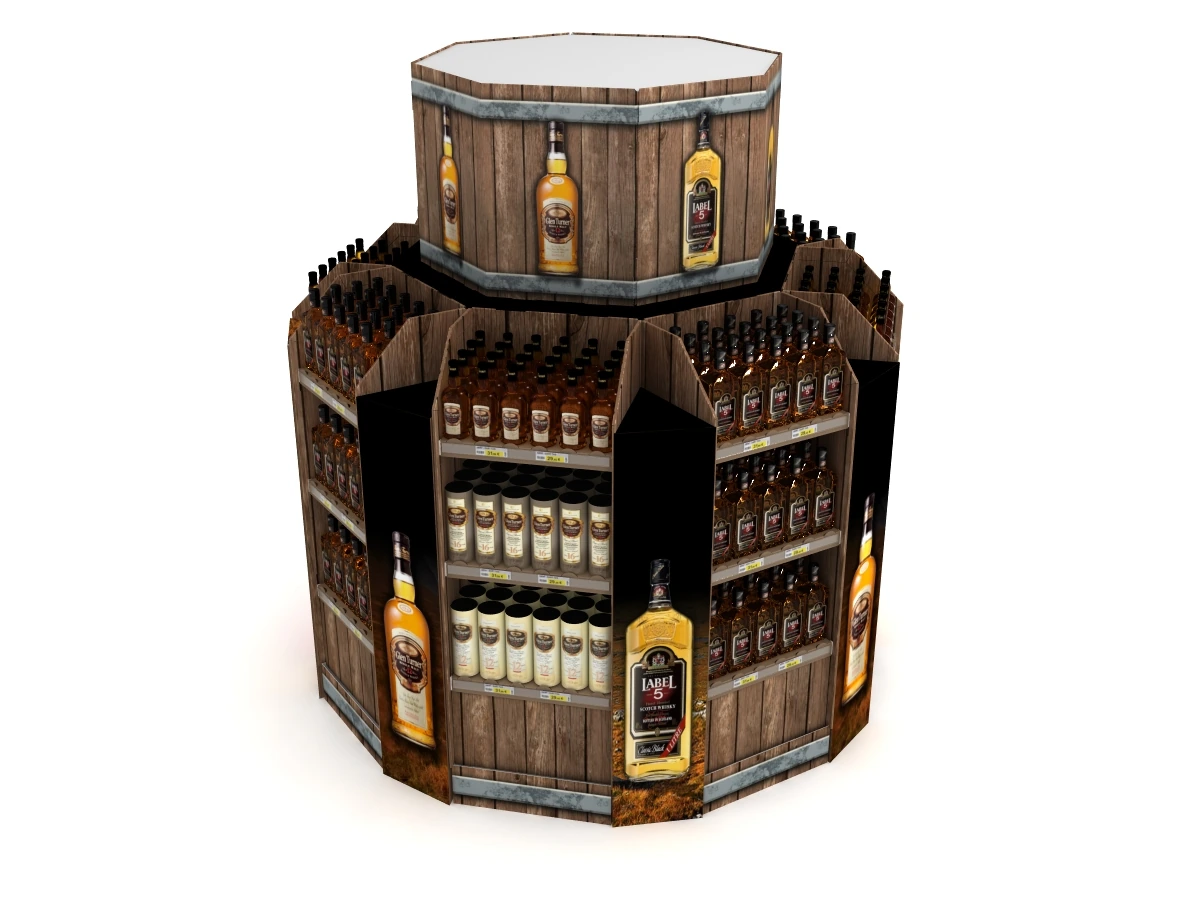 ILOSHOP OCTOGON · The original structure Original La Martiniquaise 3D visualisation.