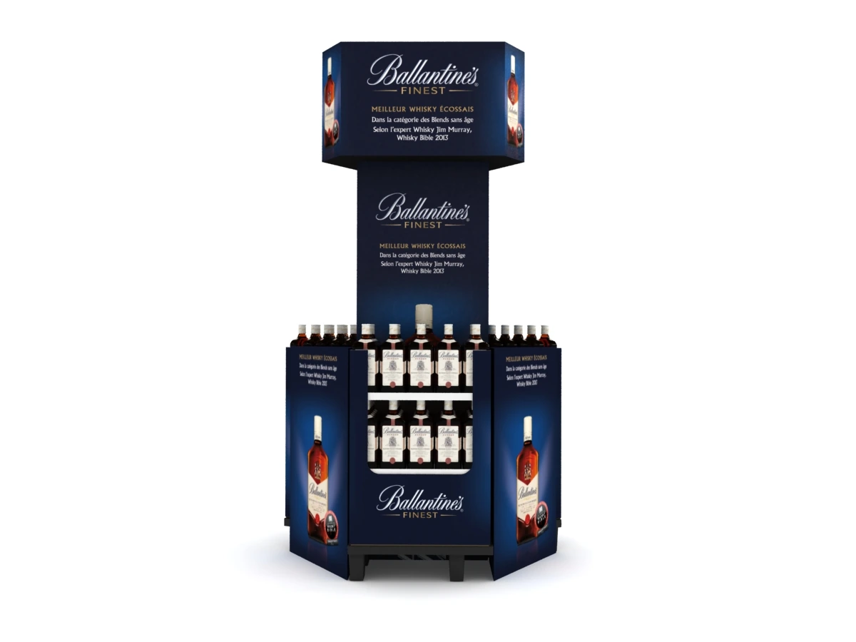 ILOSHOP TRIO · The original structure Original Ballantine’s 3D visualisation.