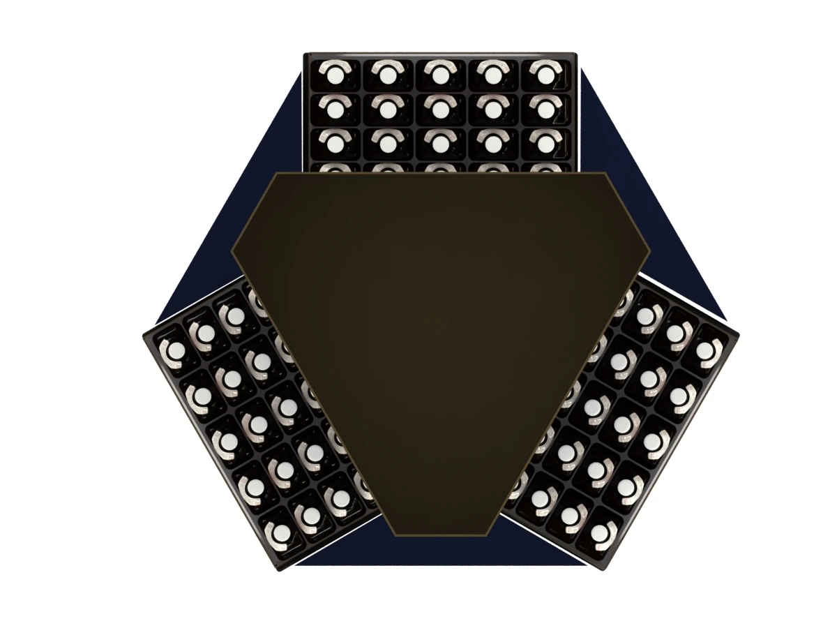 ILOSHOP TRIO · The original layout Original Ballantine’s 3D visualisation, top view.